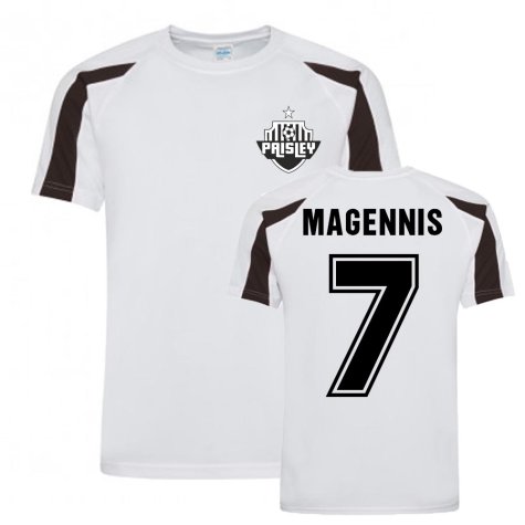 Kyle Magennis St Mirren Sports Training Jersey (White)