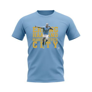 Erling Haaland Manchester City Player Tee (Sky Blue)