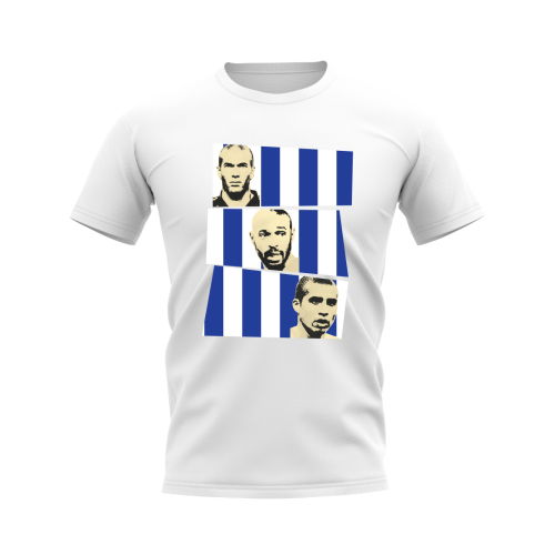 Zidane Henry Trezeguet France Trio T-Shirt (White)