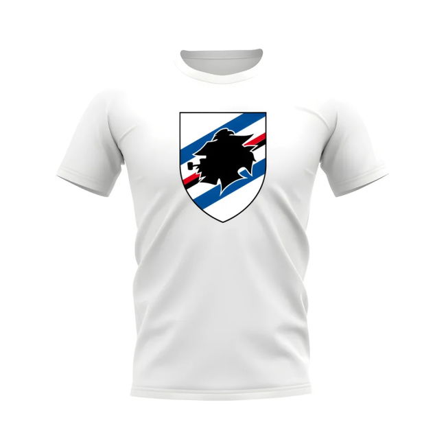 Sampdoria Badge T-Shirt (White)