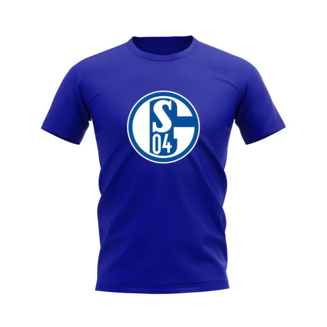 Schalke Badge T-Shirt (Royal Blue)