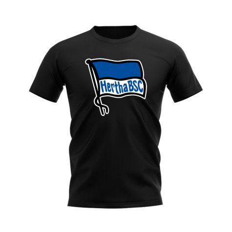 Hertha Berlin Badge T-Shirt (Black)