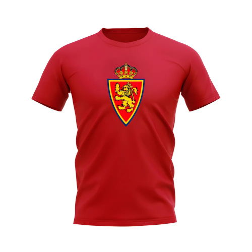 Real Zaragoza Badge T-Shirt (Red)