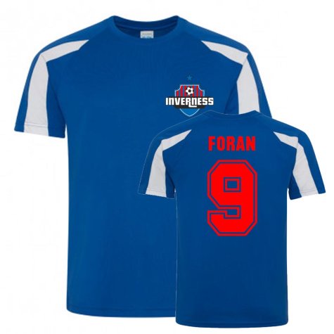 Richie Foran Inverness Caledonian Thistle Sports Training Jersey (Blue)