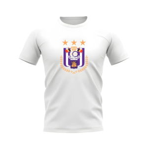 Anderlecht Badge T-Shirt (White)