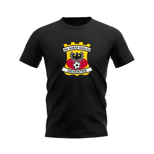 Go Ahead Eagles Badge T-Shirt (Black)