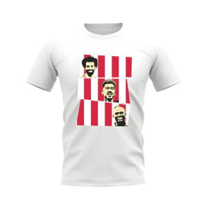 Salah Firmino Mane Liverpool Trio T-Shirt (White)