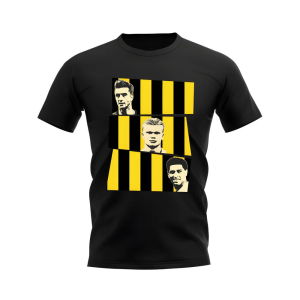 Reus Haaland Bellingham Borussia Dortmund Trio T-Shirt (Black)