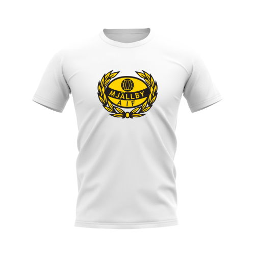 Mjallby Badge T-shirt (White)