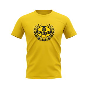 Mjallby Badge T-shirt (Yellow)