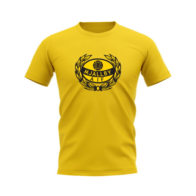 Mjallby Badge T-shirt (Yellow)