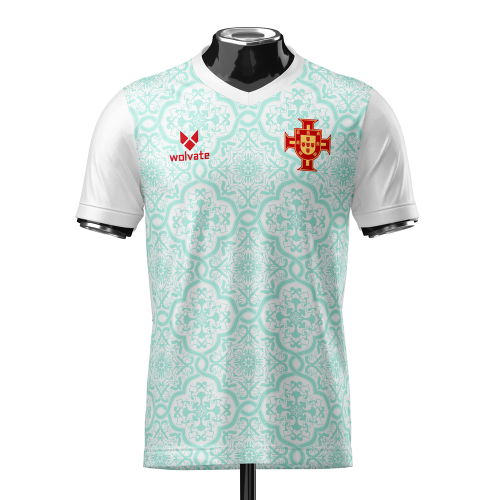 Portugal Heritage Football Jersey (Wolvate) Adult Short Sleeve