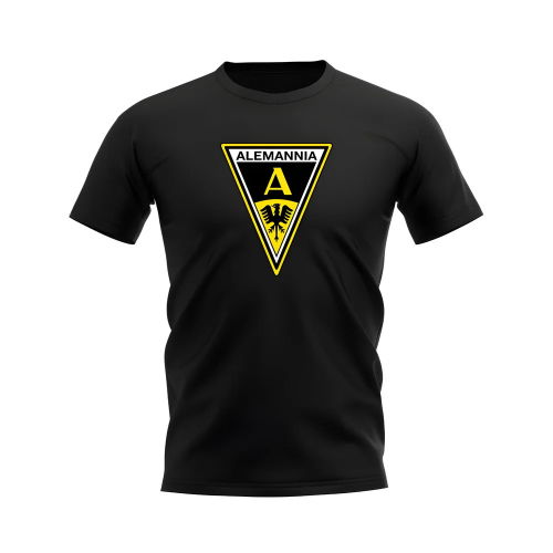 Alemannia Aachen Badge T-shirt (Black)