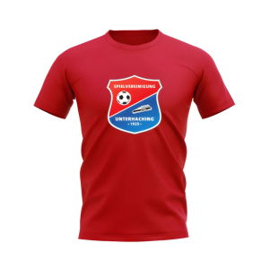 Unterhaching Badge T-shirt (Red)