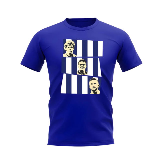 McCoist Gascoigne Ferguson Rangers T-Shirt (Royal Blue)