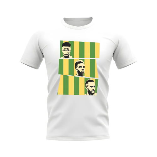 Vini Rodrygo Neymar Brazil T-Shirt (White)