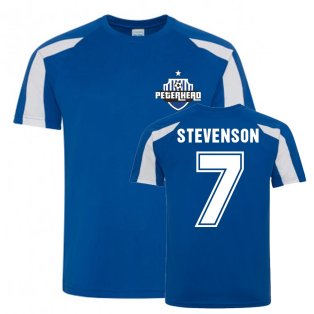 Jamie Stevenson Peterhead Sports Training Jersey (Blue)