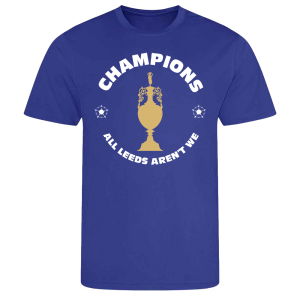 All Leeds Aren\'t We Champions T-Shirt (Blue)