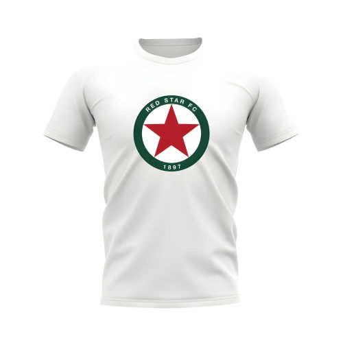 Red Star Paris Badge T-shirt (White)