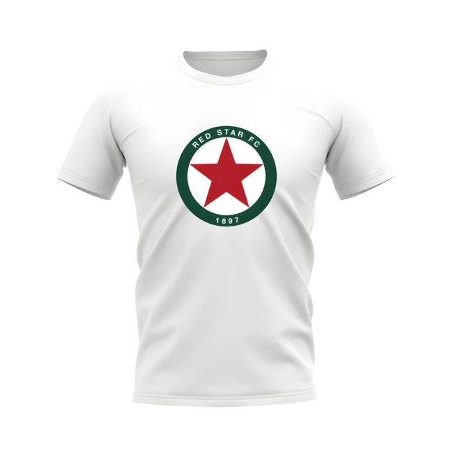 Red Star Paris Badge T-shirt (White)
