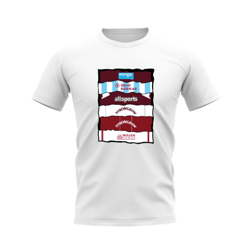 Hearts Shirt Sponsor History T-shirt (White)