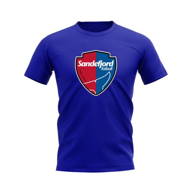 Sandefjord Badge T-shirt (Royal Blue)