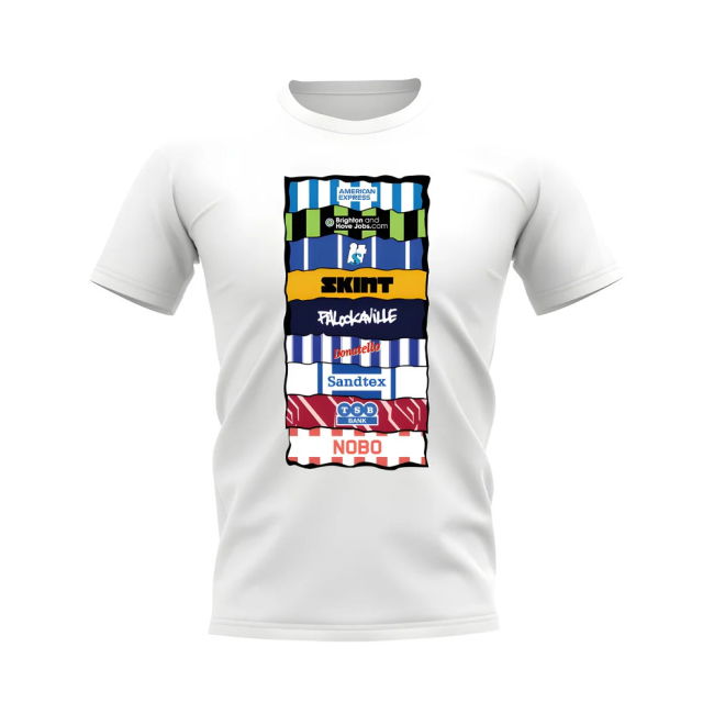 Brighton Sponsor History T-shirt (White)