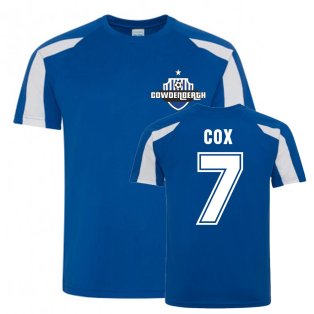 David Cox Cowdenbeath Sports Training Jersey (Blue)