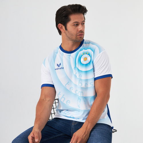 Argentina Legacy Football Jersey (Wolvate) Adult Short Sleeve