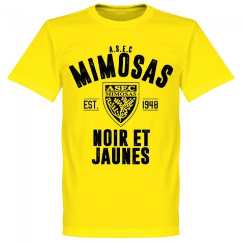 ASEC Mimosas Established T-shirt - Yellow