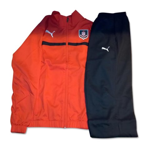 2014-2015 Airdrieonians Puma Tracksuit (Red)