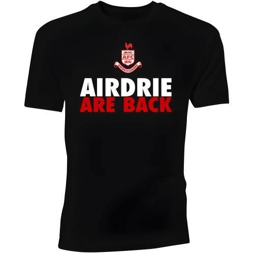 Airdrie Are Back T-Shirt (Black)