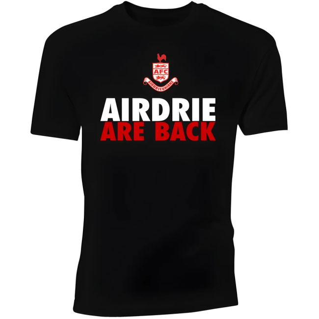 Airdrie Are Back T-Shirt (Black)