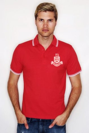 Airdrieonians Official Polo Shirt (Red)