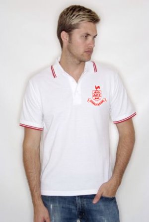 Airdrieonians Official Polo Shirt (White)