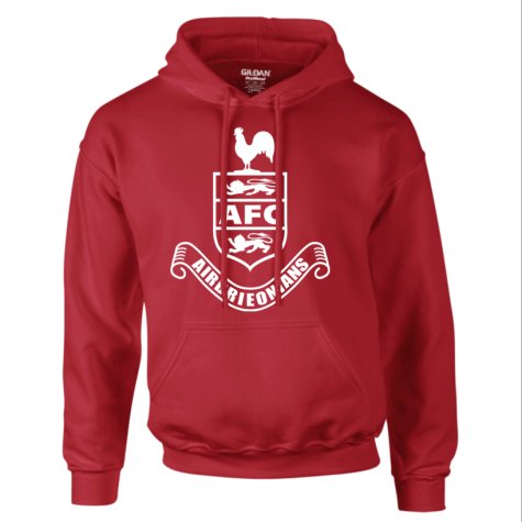 Airdrieonians Core Hooded Top (Red)