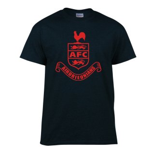 Airdrieonians Core Logo T-Shirt (Black) [TSHIRTBLACK-35969] - Uksoccershop