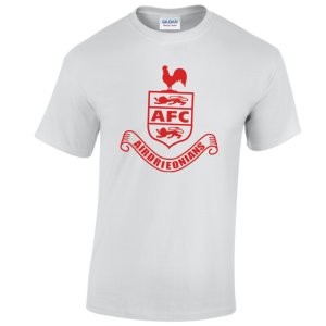 Airdrieonians Core Logo T-Shirt (White)