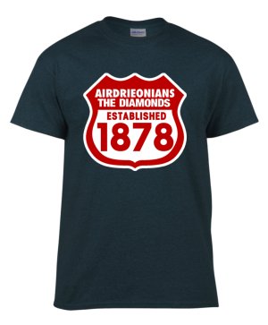 Airdrieonians Established 1878 T-Shirt (Black) - Kids