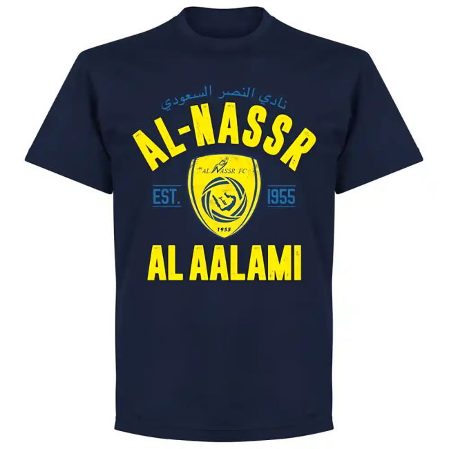 Al-Nassr Established T-Shirt - Navy