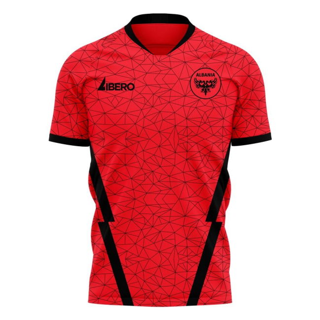 Albania 2025-2026 Home Concept Football Kit (Libero) - Baby