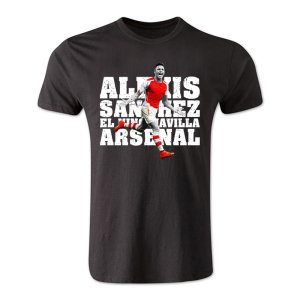 Alexis Sanchez Arsenal El Nino Maravilla T-Shirt (Black) - Kids