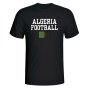 Algeria Football T-Shirt - Black