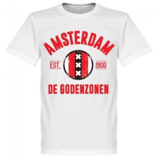 Amsterdam Established T-Shirt - White