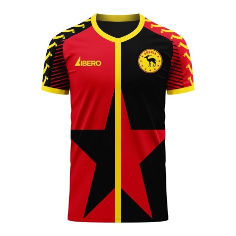 Angola 2023-2024 Home Concept Football Kit (Viper) - Little Boys
