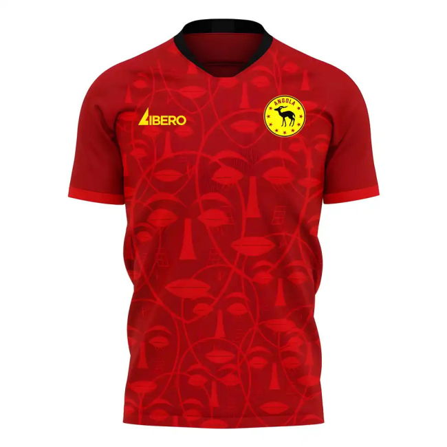 Angola 2025-2026 Home Concept Football Kit (Libero) - Womens