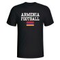 Armenia Football T-Shirt - Black