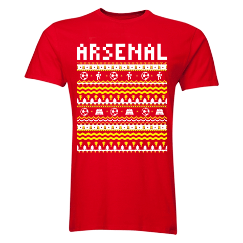 Arsenal Christmas T-Shirt (Red)