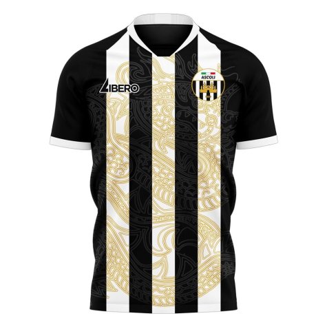 Ascoli 2023-2024 Home Concept Football Kit (Libero) - Little Boys