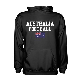 Australia Football Hoodie - Black